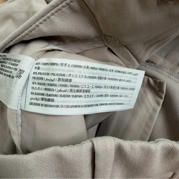 Abercrombie & Fitch Sloane High Rise Tailored Wide Leg Trouser Pants Size 28 / 6 - Picture 12 of 12